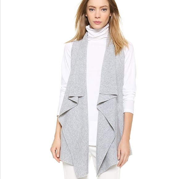 Vince Sweaters - NWT Vince Cashmere Sweater Vest Draped Cardigan XS